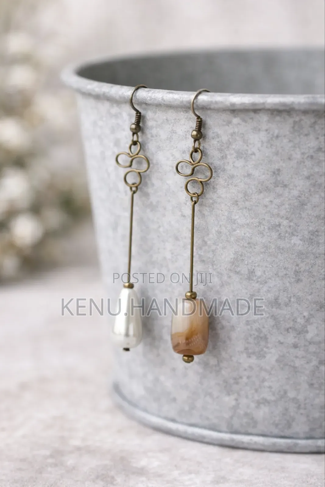 Brass Wire Earrings