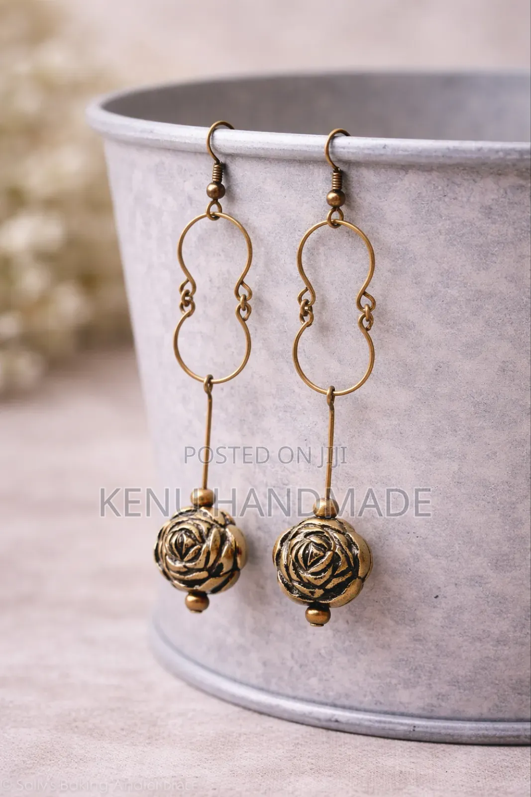 Brass Wire Earrings