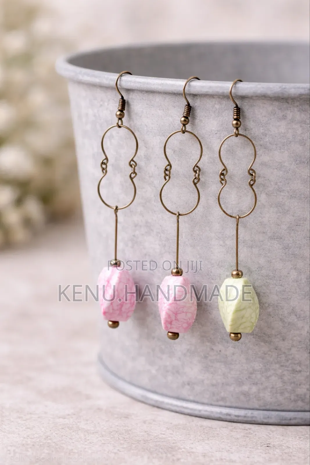 Brass Wire Earrings