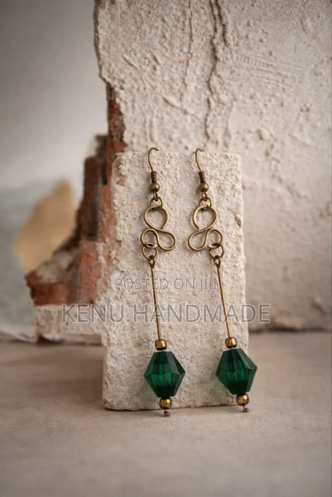 Brass Wire Earrings
