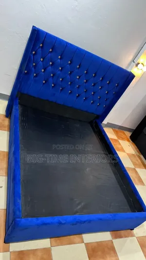 Top-Notch Bed Royal Blue 5*6 Fabric
