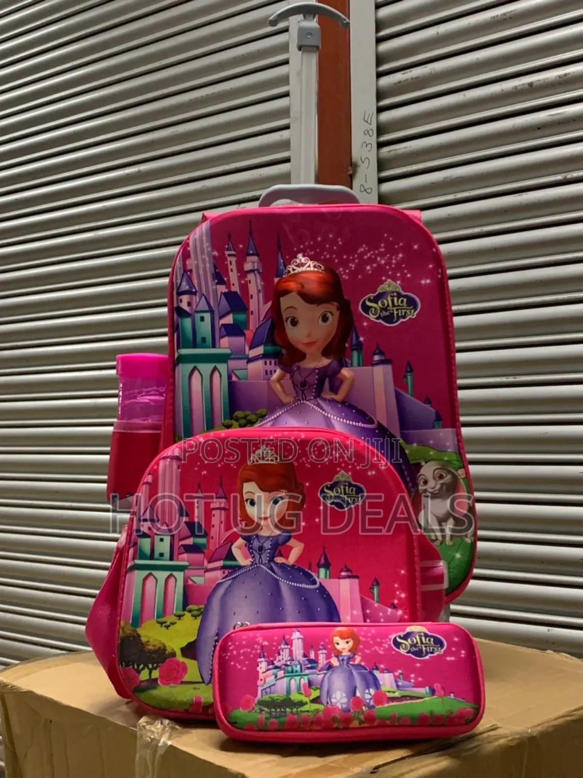 3 Set Trolley School Bag - Multi-color