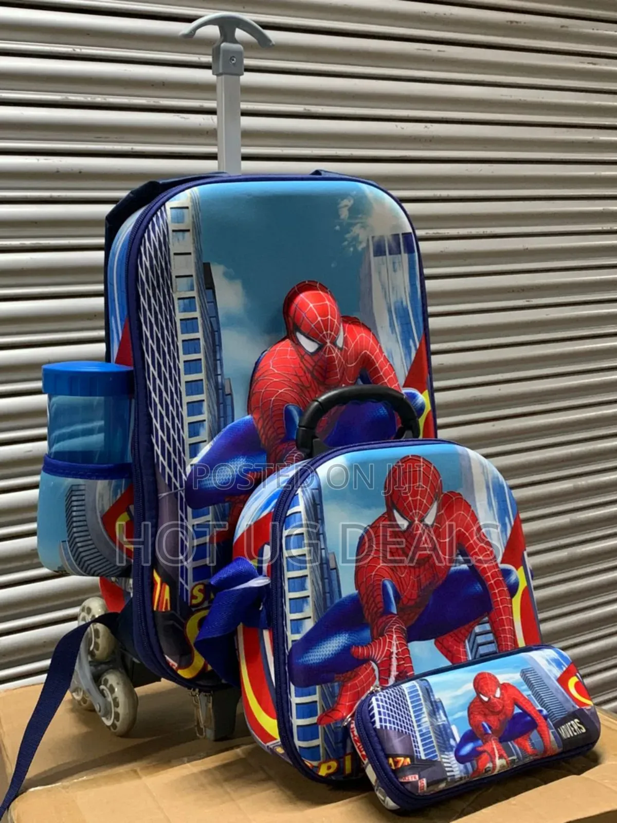 Boys Character Trolley School Bag Set 3 In 1  Bag