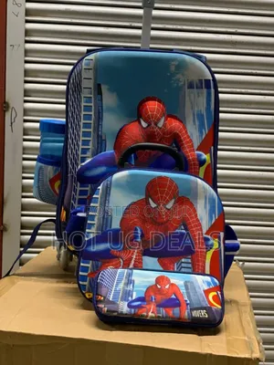 Boys Character Trolley School Bag Set 3 In 1  Bag