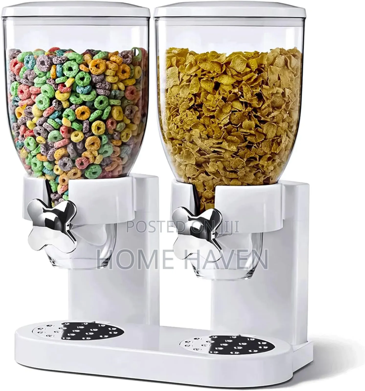 Double Dry Food Cereal Dispenser