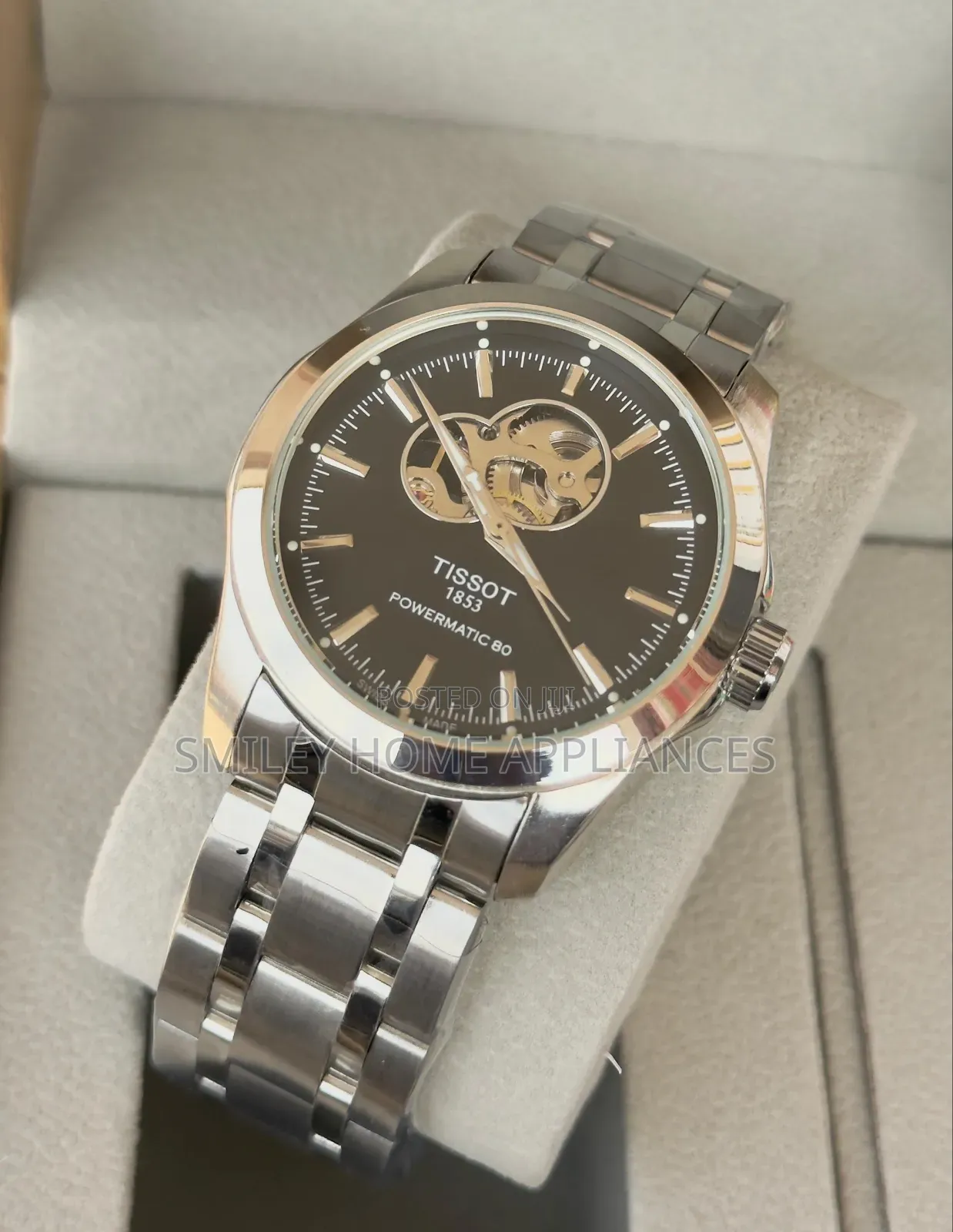 Tissot Men's Silver Strapped Original Mechanical Wrist Time Piece