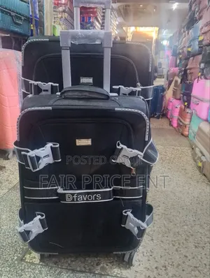 Original Cloth Suitcase. Medium.( Black)