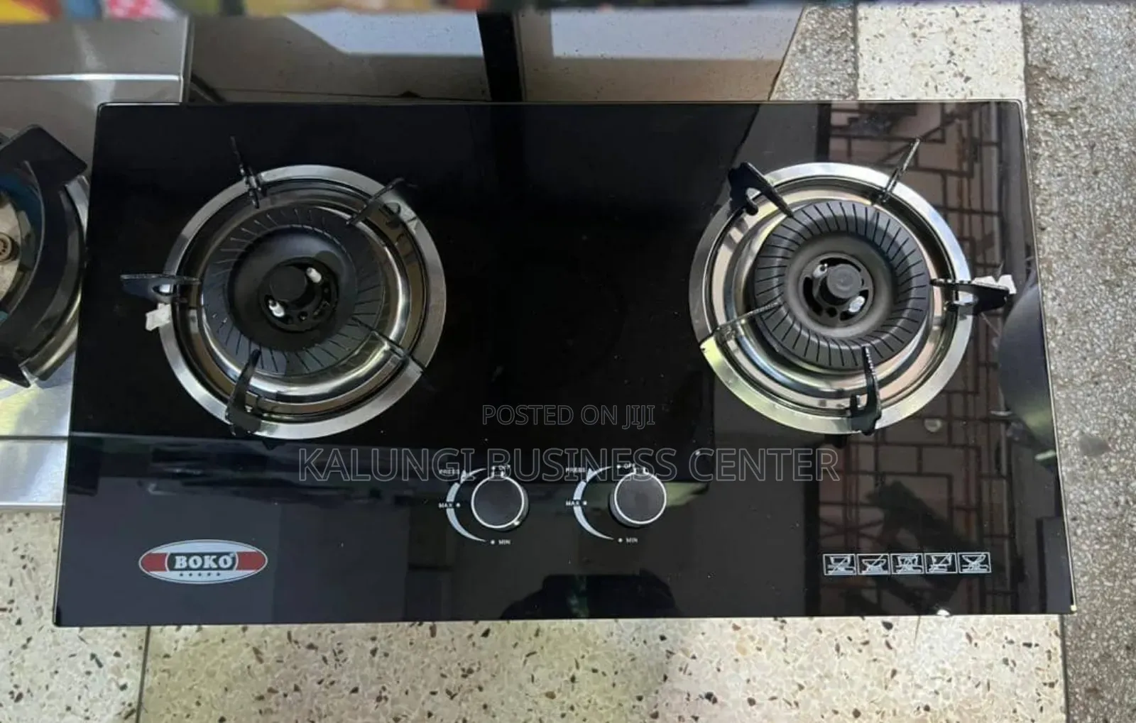 Gas Burner Hob Bokko 2 Gas Cooker Glass Stove