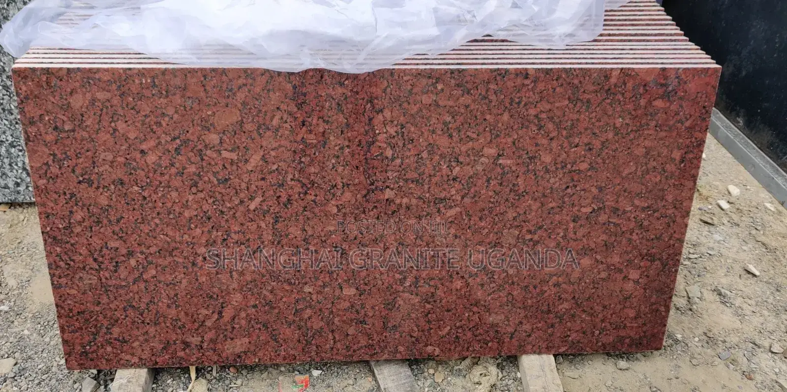 Strong Beautiful Red Brown Local Granite Stone
