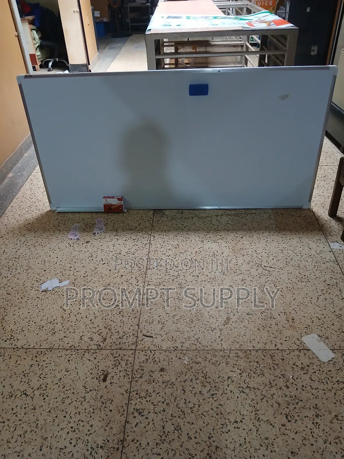 90x180cm Whiteboard With 1 Packet of Markers and Eraser