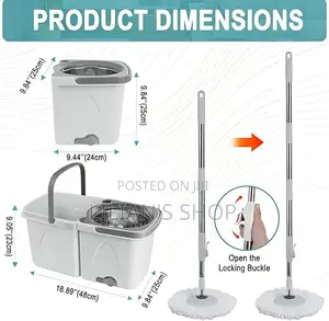 Easy Mop Wyl-34 Spin Mop and Bucket Cleaning System