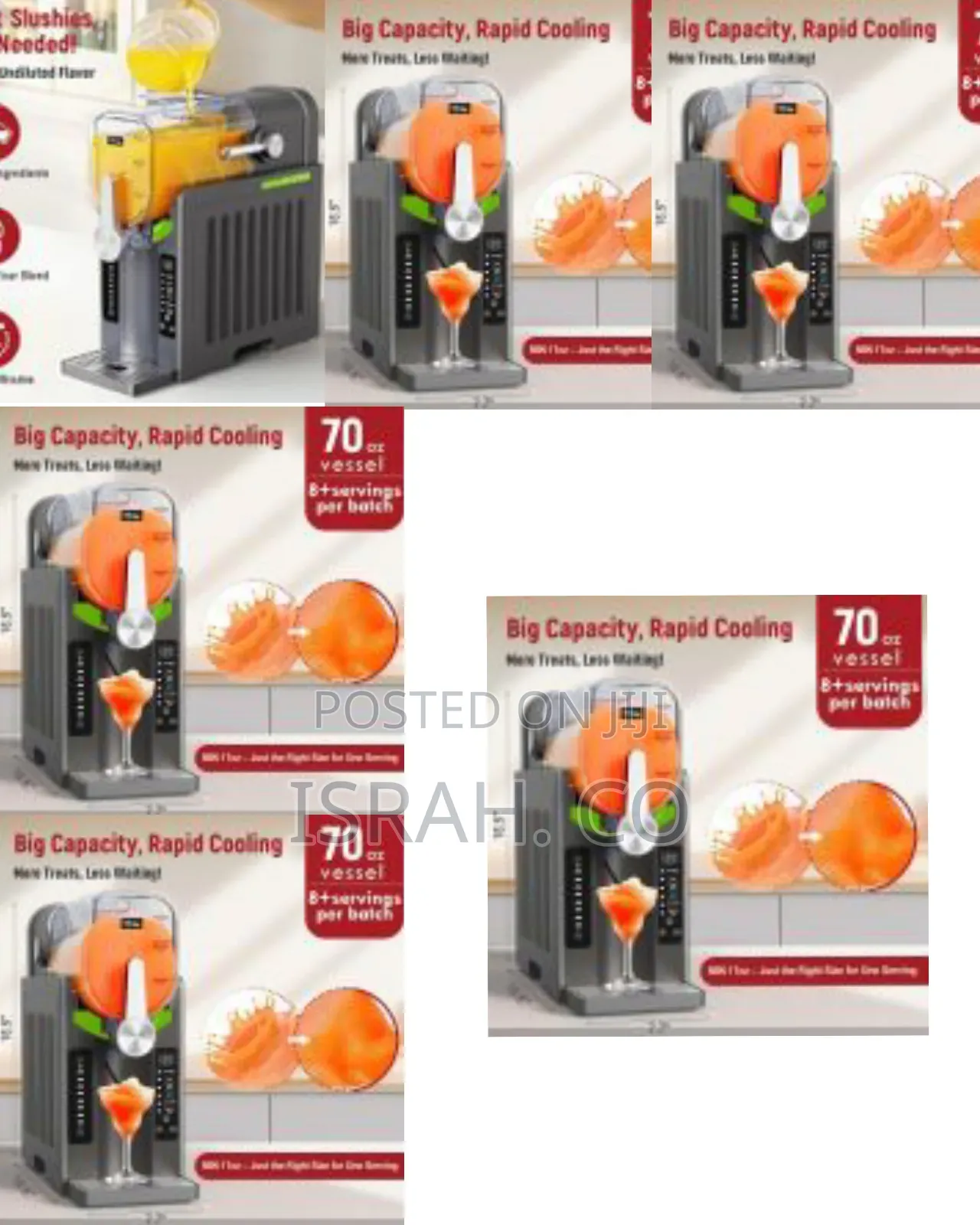 DSP Kj3085 Frozen Dessert Slushie Maker – 1500w Electric Ice Drink