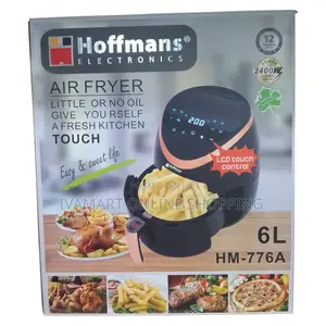 Hoffmans 6 L Air Fryer (Hm-776a) - 2400w, 1 Year Warranty