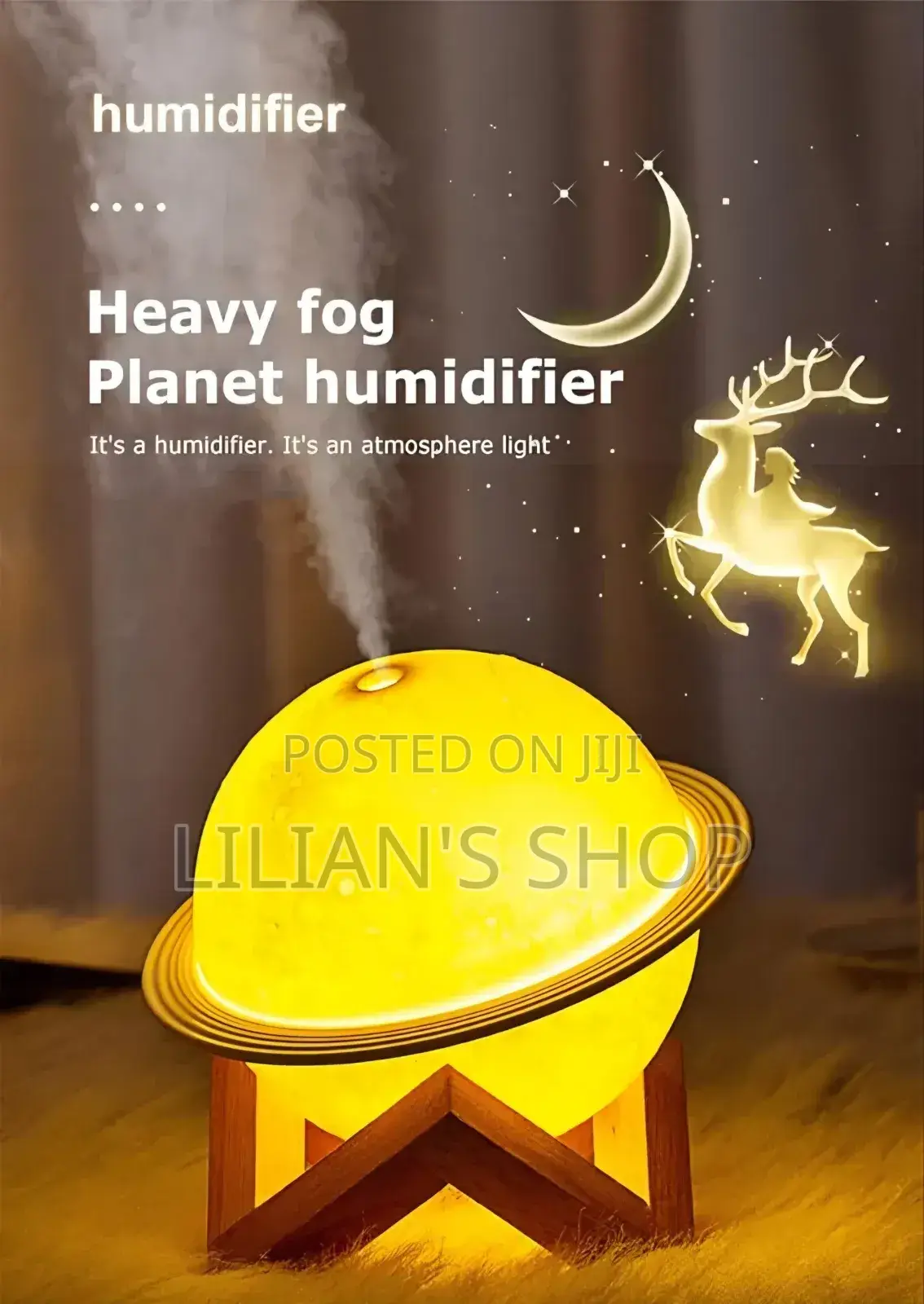 Jupiter-Shaped Air Humidifier.