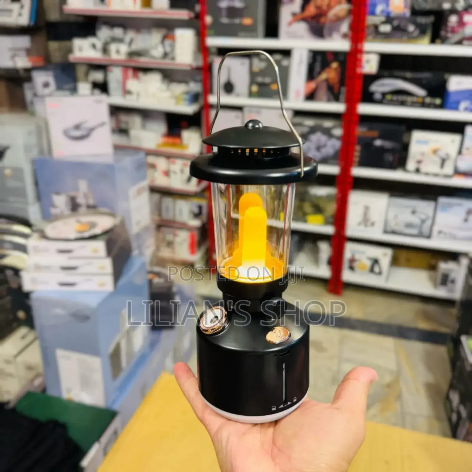 Portable "Lighthouse Camping Light Humidifier".