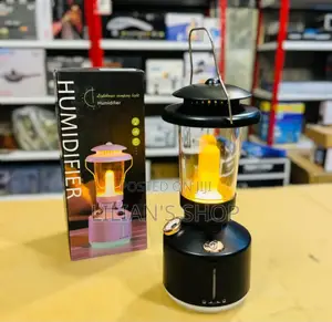 Portable "Lighthouse Camping Light Humidifier".