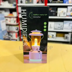 Portable "Lighthouse Camping Light Humidifier".