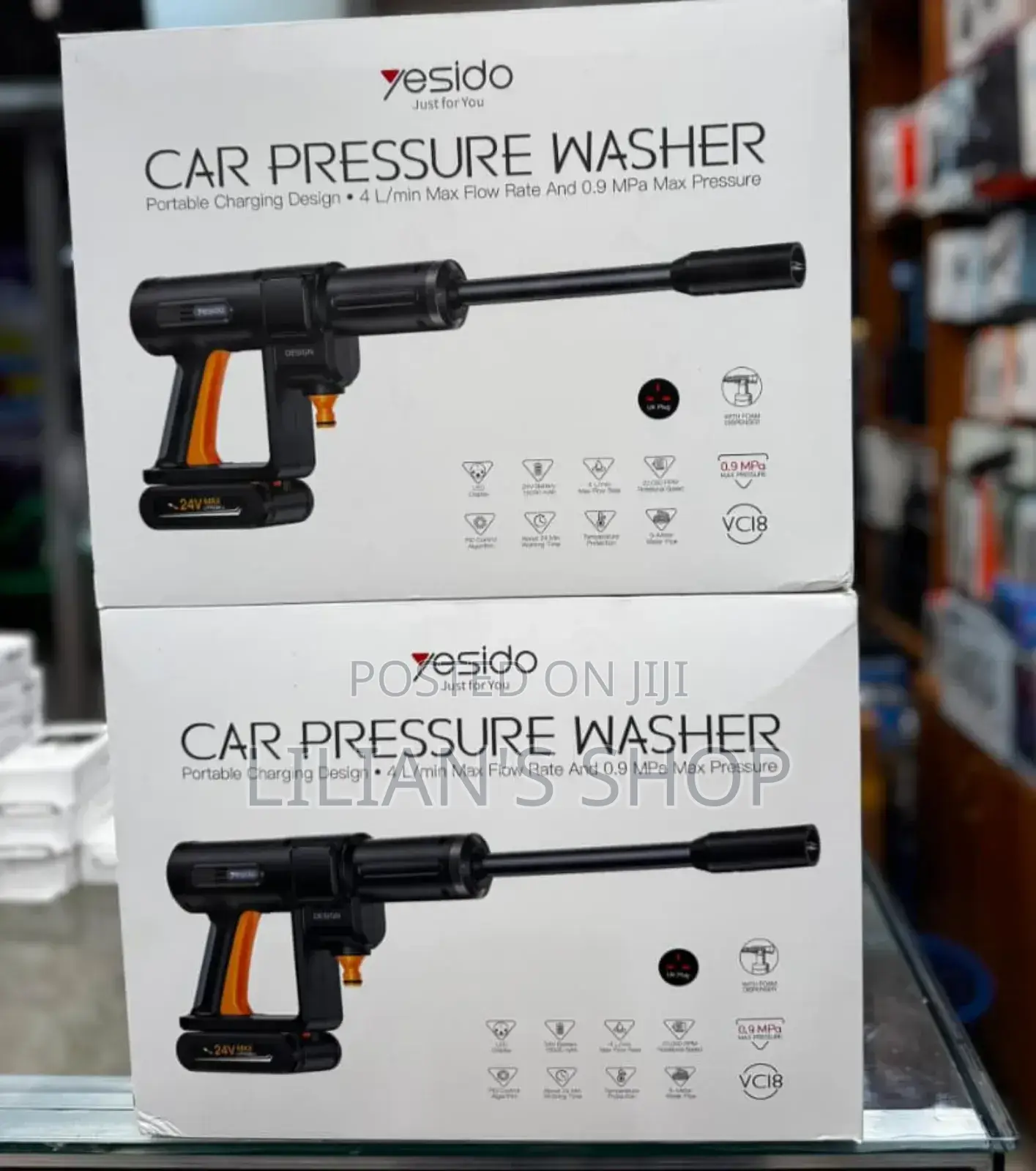Yesido Vc18 Portable Car Pressure Washer.