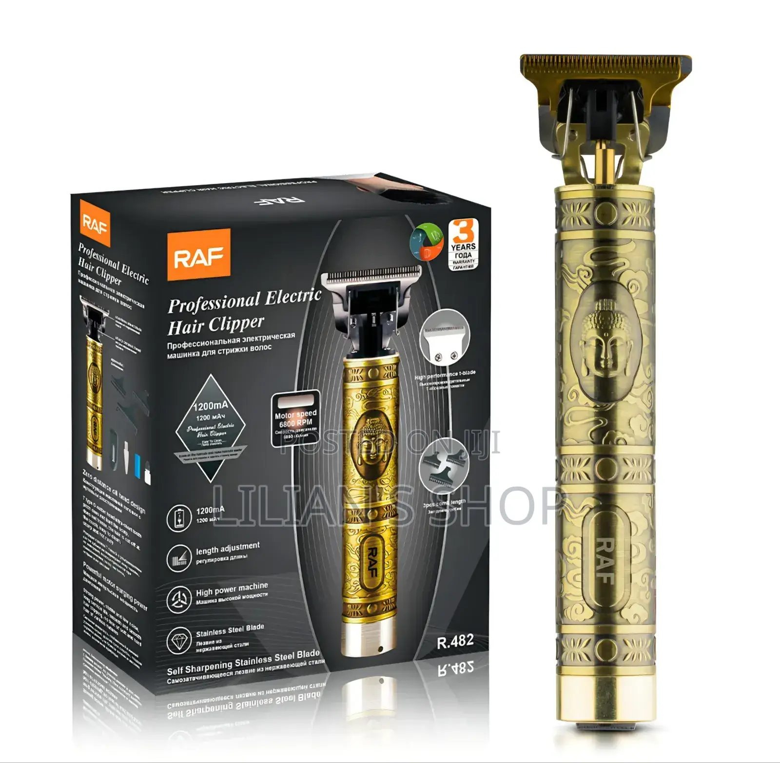 Raf R.482 Professional Electric Hair Clippers