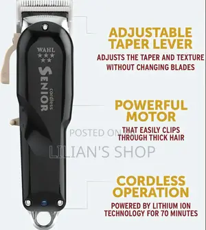 Wahl Professional 5 Star Series Cordless Senior Clipper.