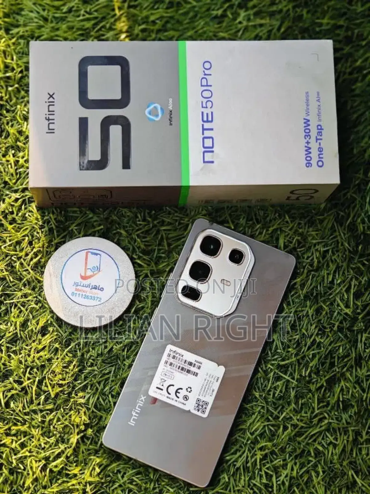 New Infinix Note 50 Pro 4G 256 GB Gray