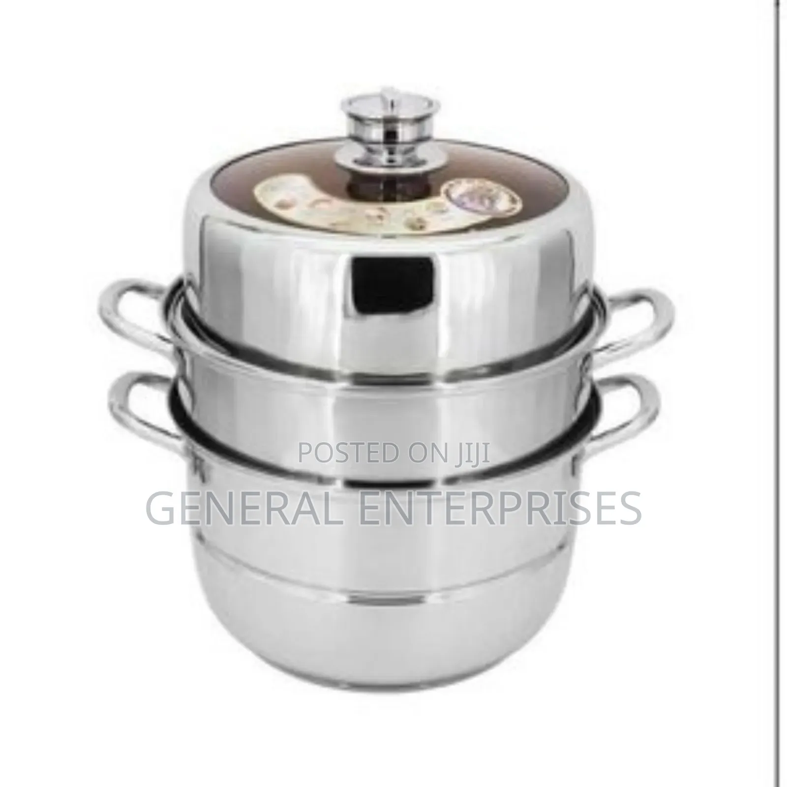 -Tier Stainless Steel Food Steamer Pot