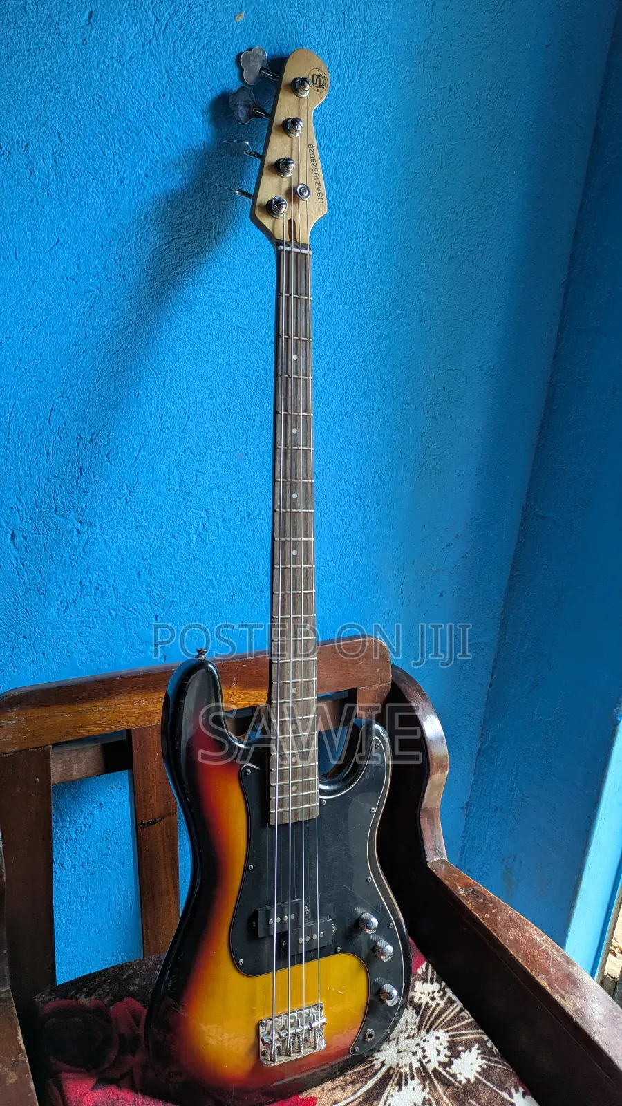A Fender Jazz Bass Guitar