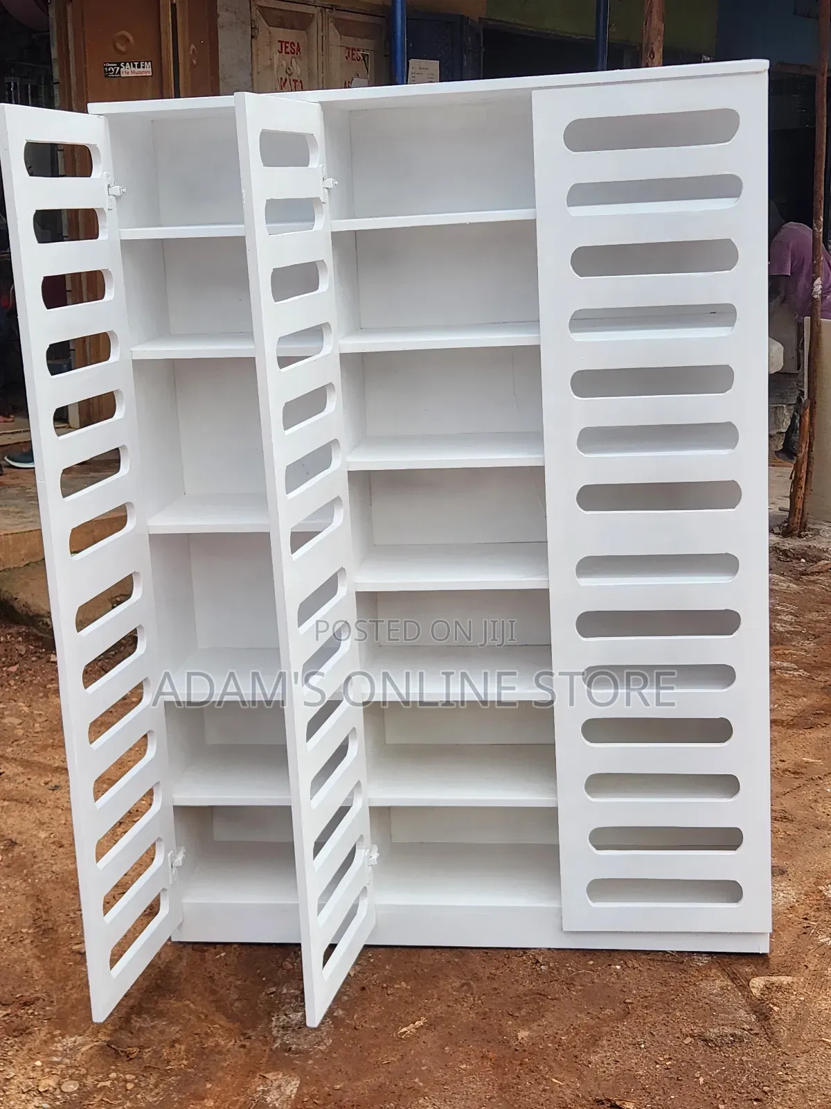 White Shoe Rack 4/6 Size
