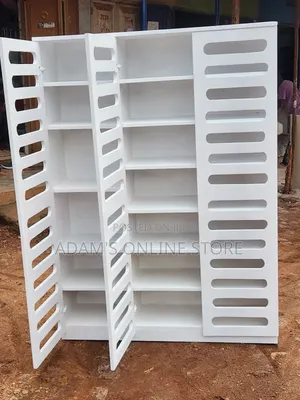 White Shoe Rack 4/6 Size