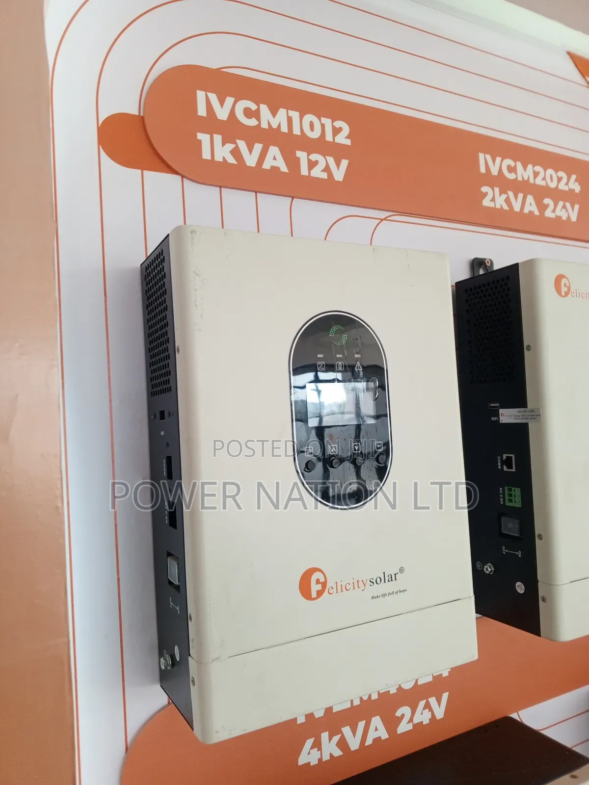 1000w / 1kva 12v Felicity Hybrid Smart Inverter (Green Energy)