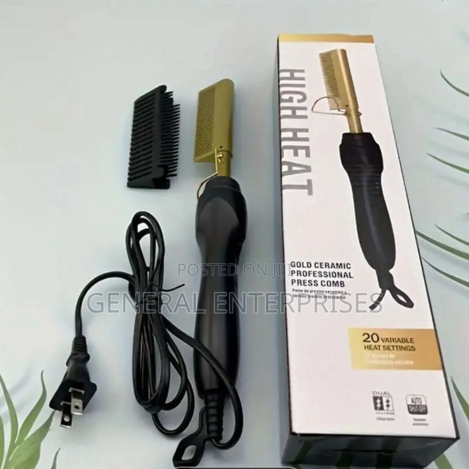 Electric Hot Comb Is a Generic 2-in-1 Hair Styling Tool