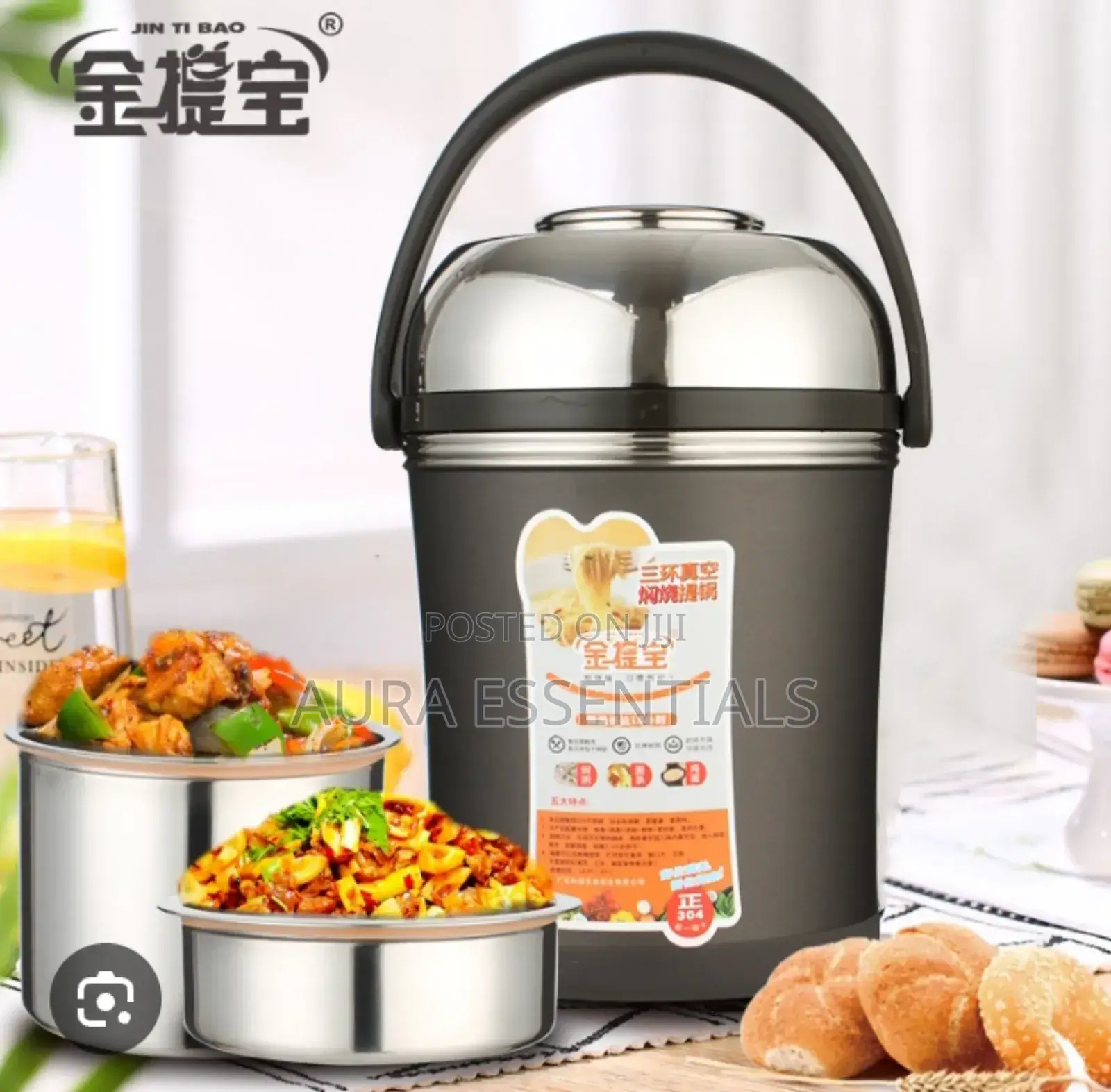 2.5l Premium 304 Stainless Steel Food Flask