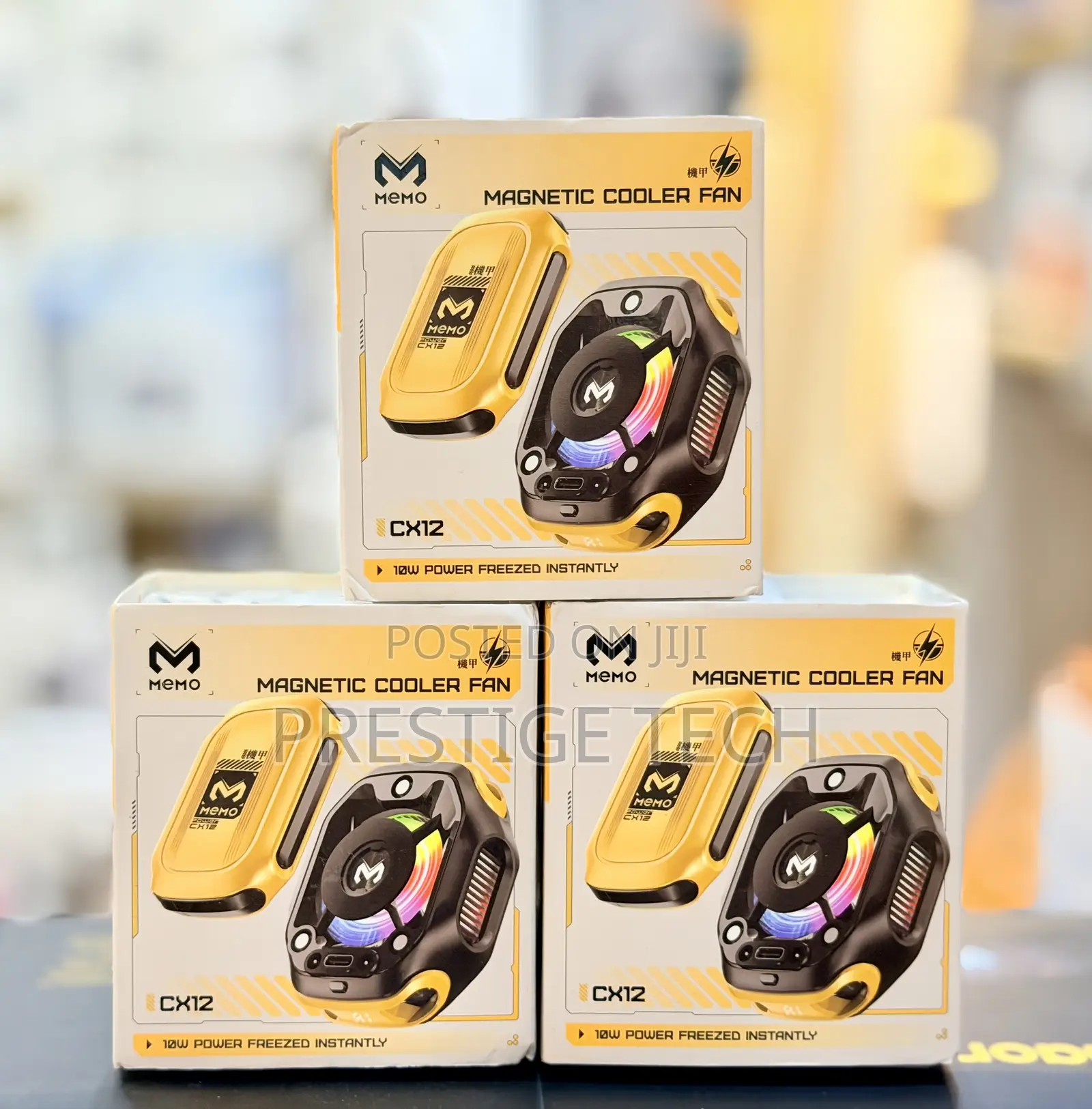 Memo Cx12 Mobile Phone Cooler, Rgb And Rechargeable Battery