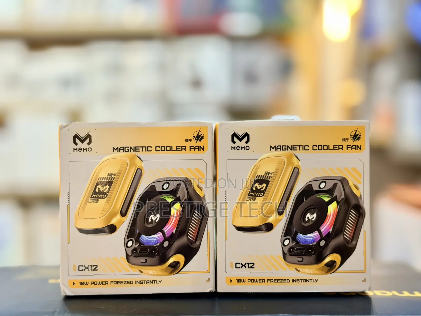 Memo Cx12 Mobile Phone Cooler, Rgb And Rechargeable Battery