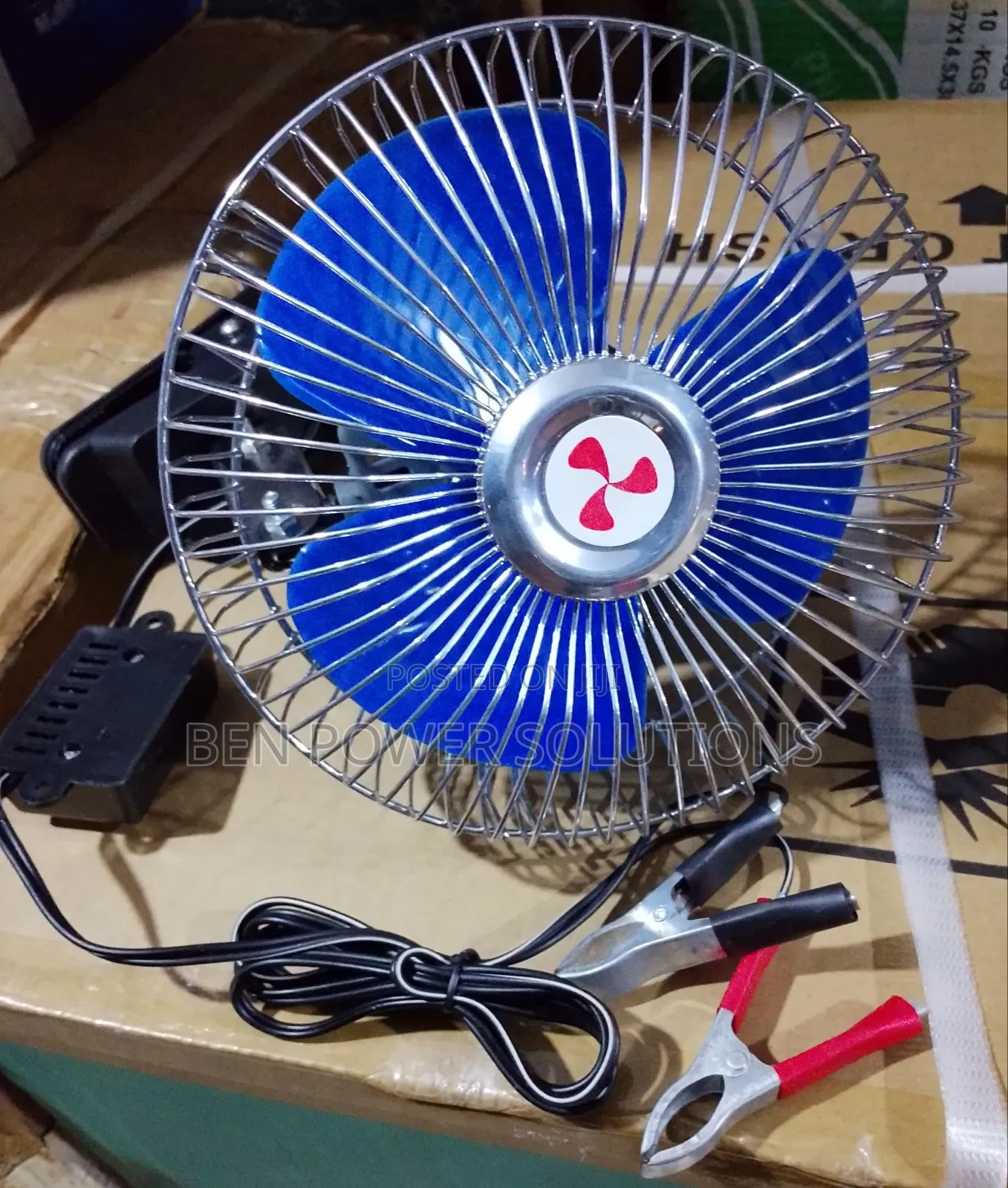 Solar Oscillating Fan