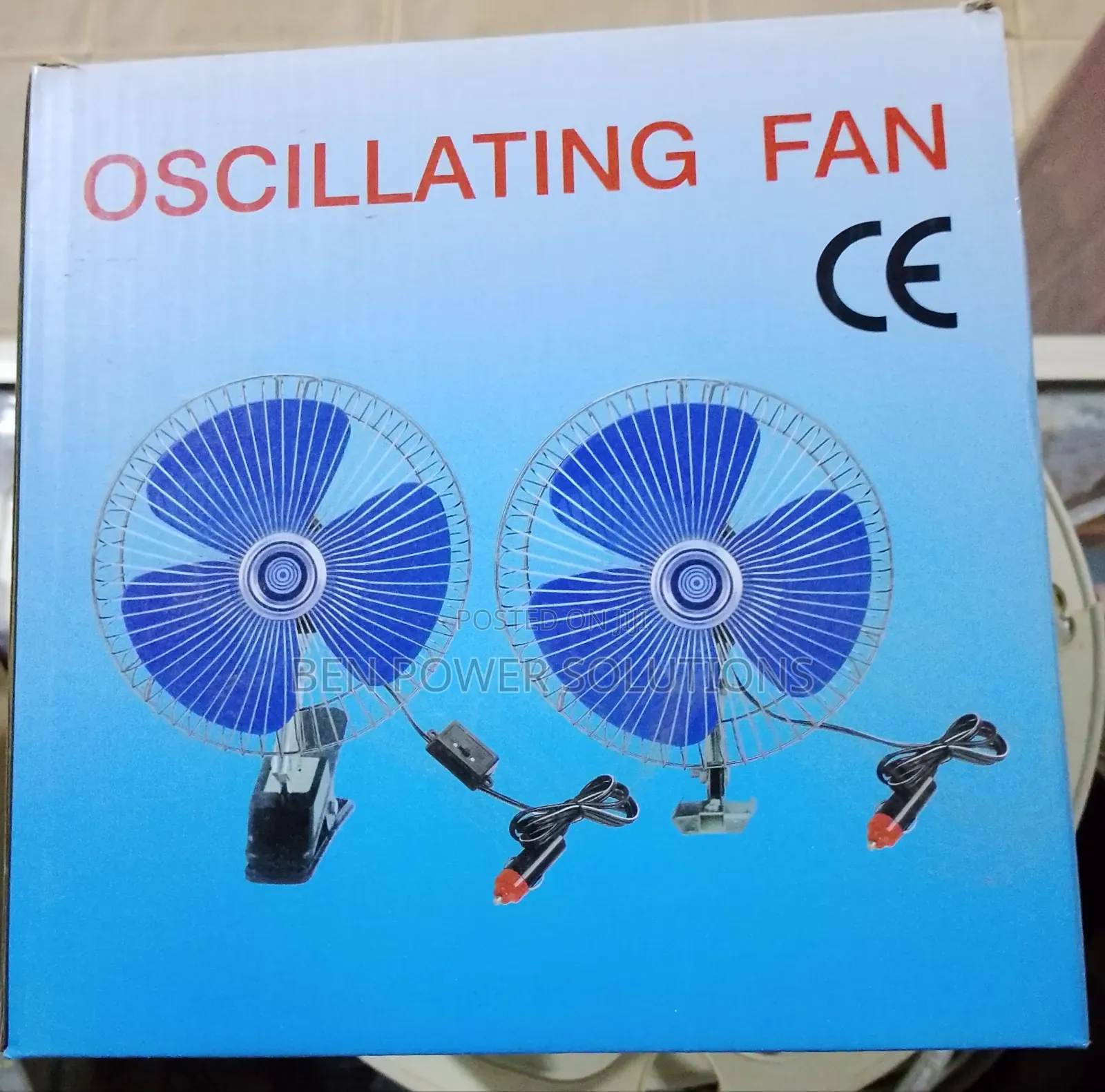 Solar Oscillating Fan