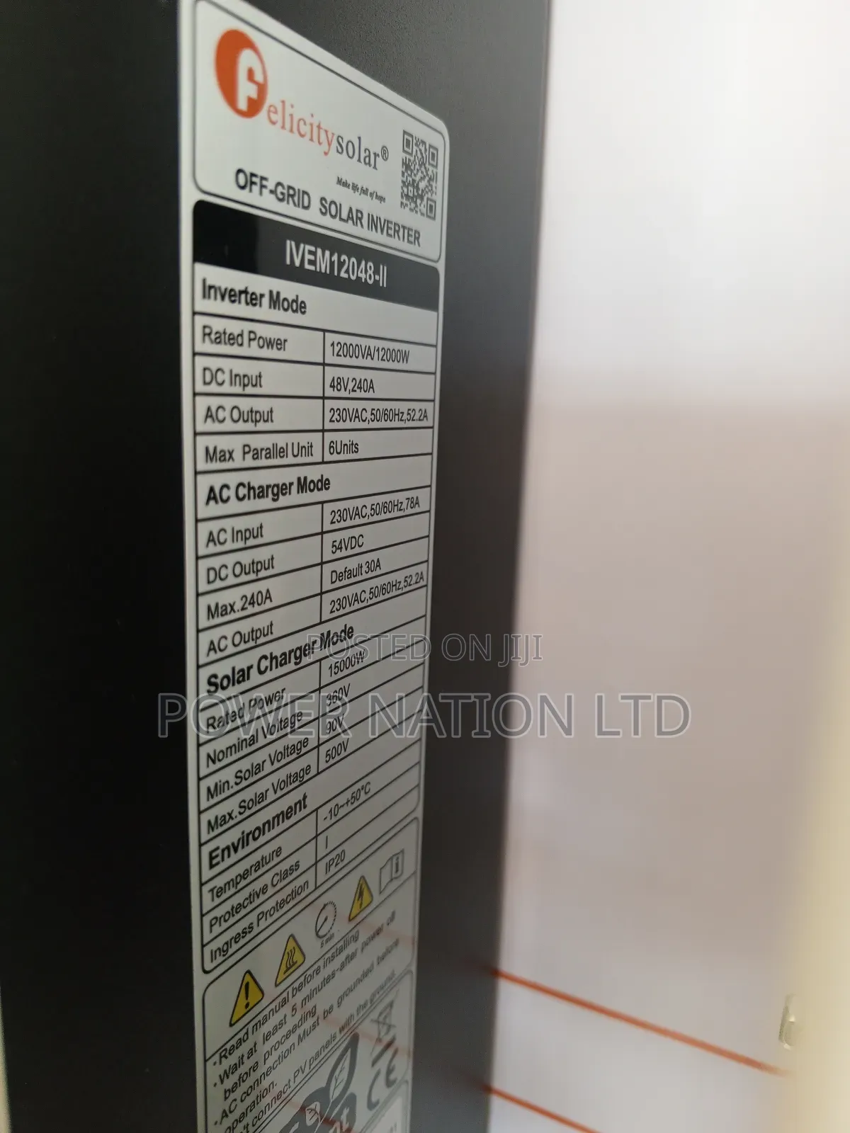12000w / 12kva 48v Felicity Hybrid Smart Inverter