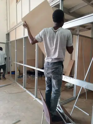 Aluminium Office Partitions Board and Glass