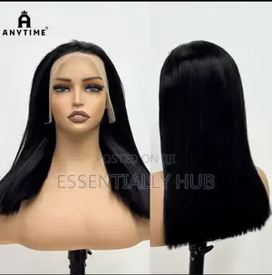 13*4 Bob Wigs 16 Inches Black