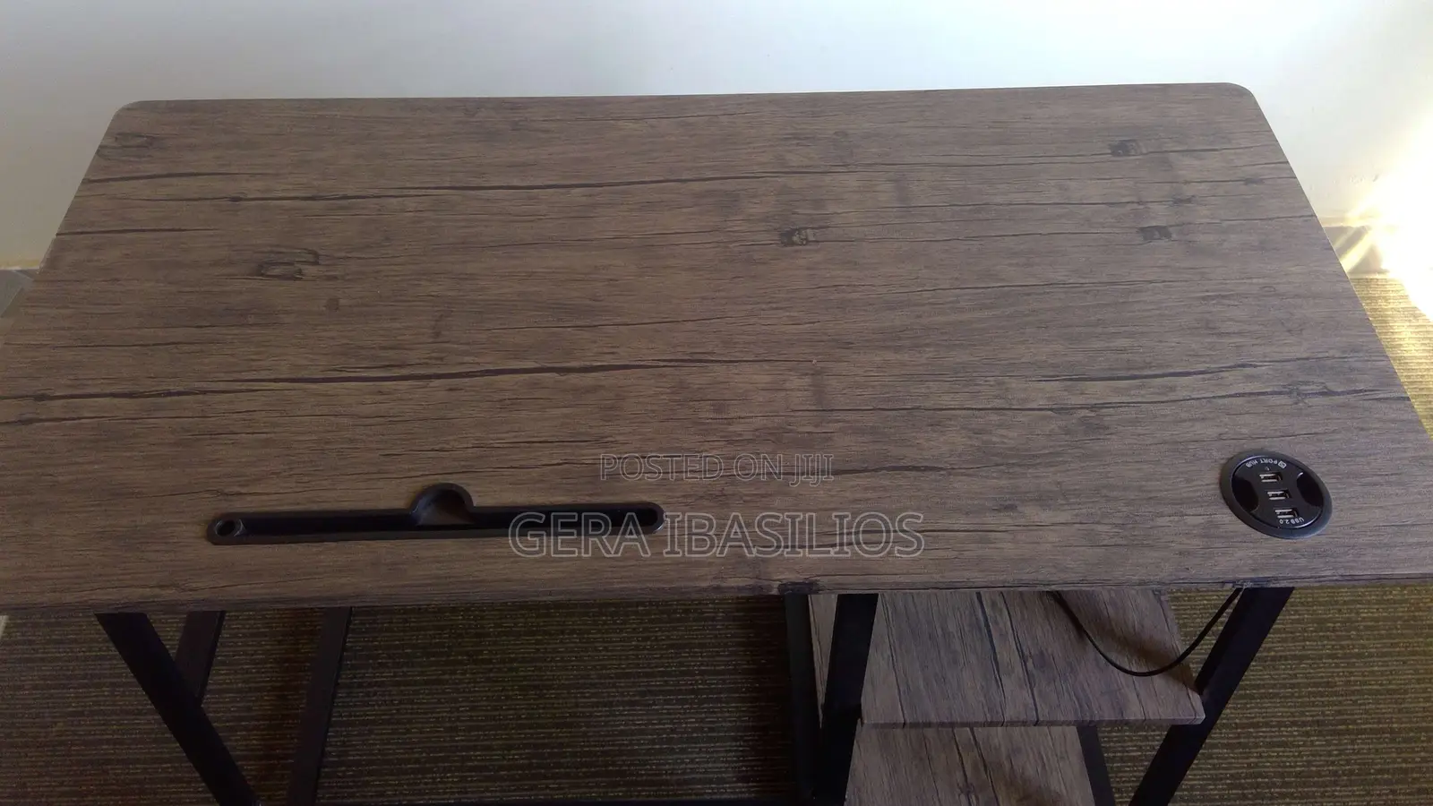 Computer Table With Usb Hubs Aluminium Frame