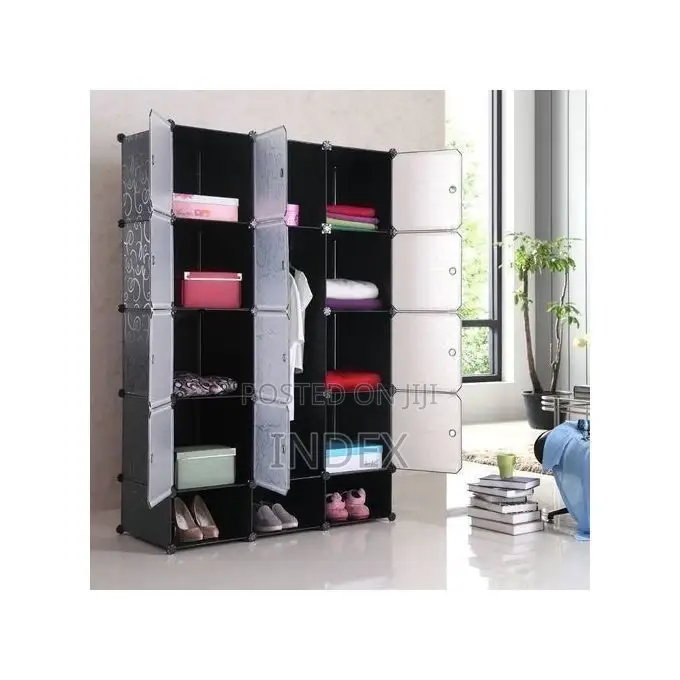 Elegant Plastic Wardrobe Not Assembled
