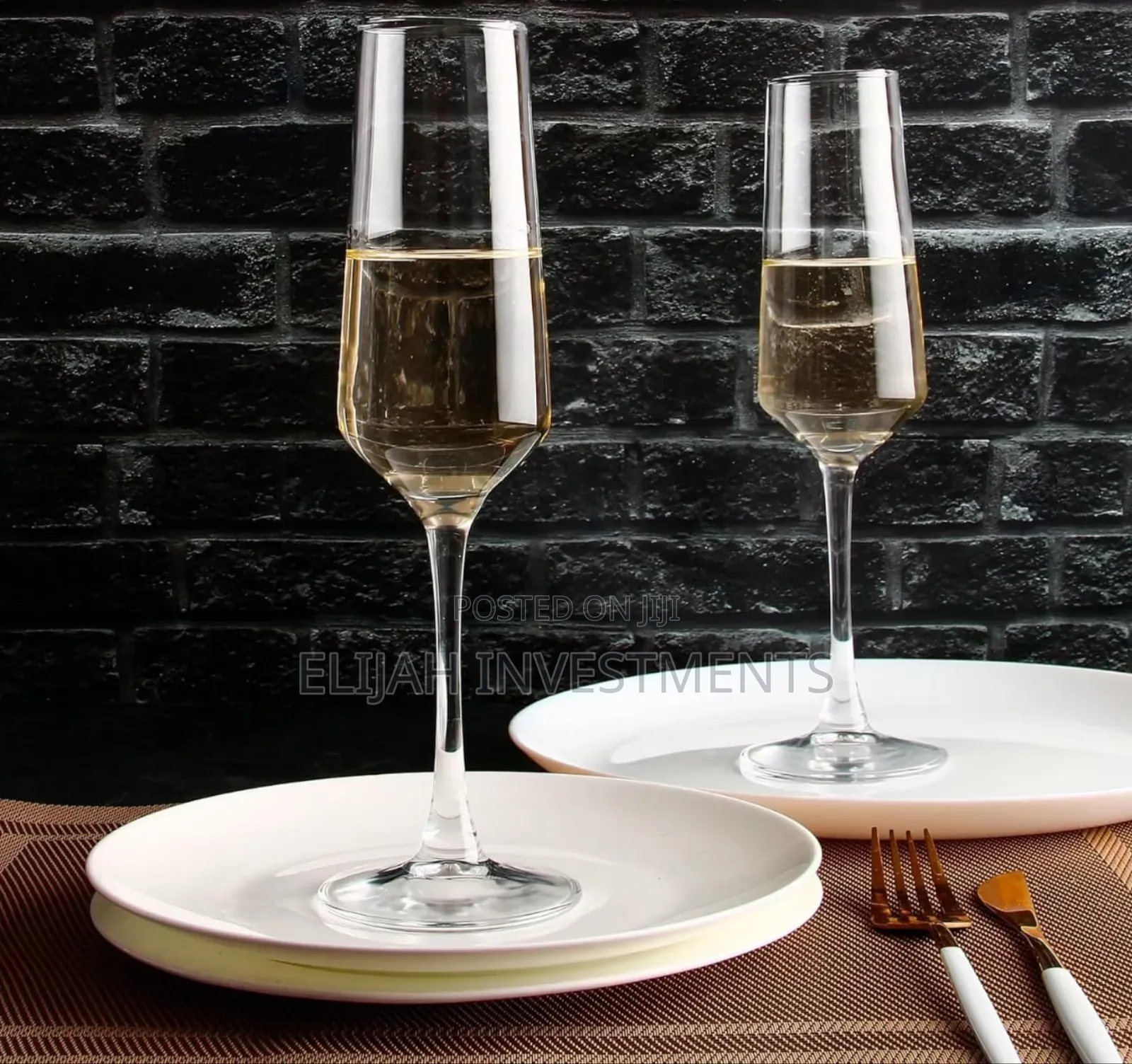 6pcs Elegant Champagne Flutes/Champagne Glasses