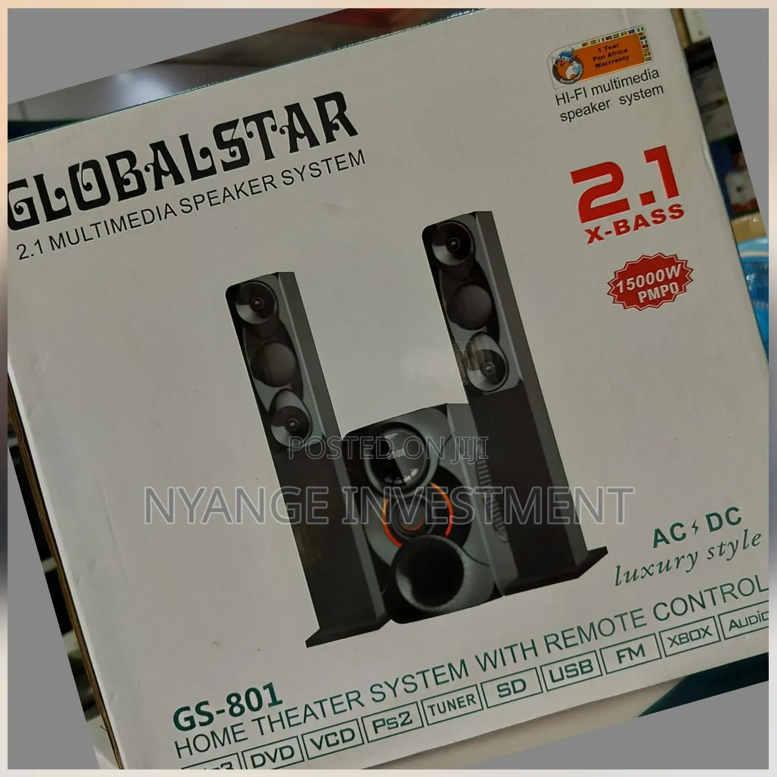 Woofer and Hifi Sound System. Global Star Woofer