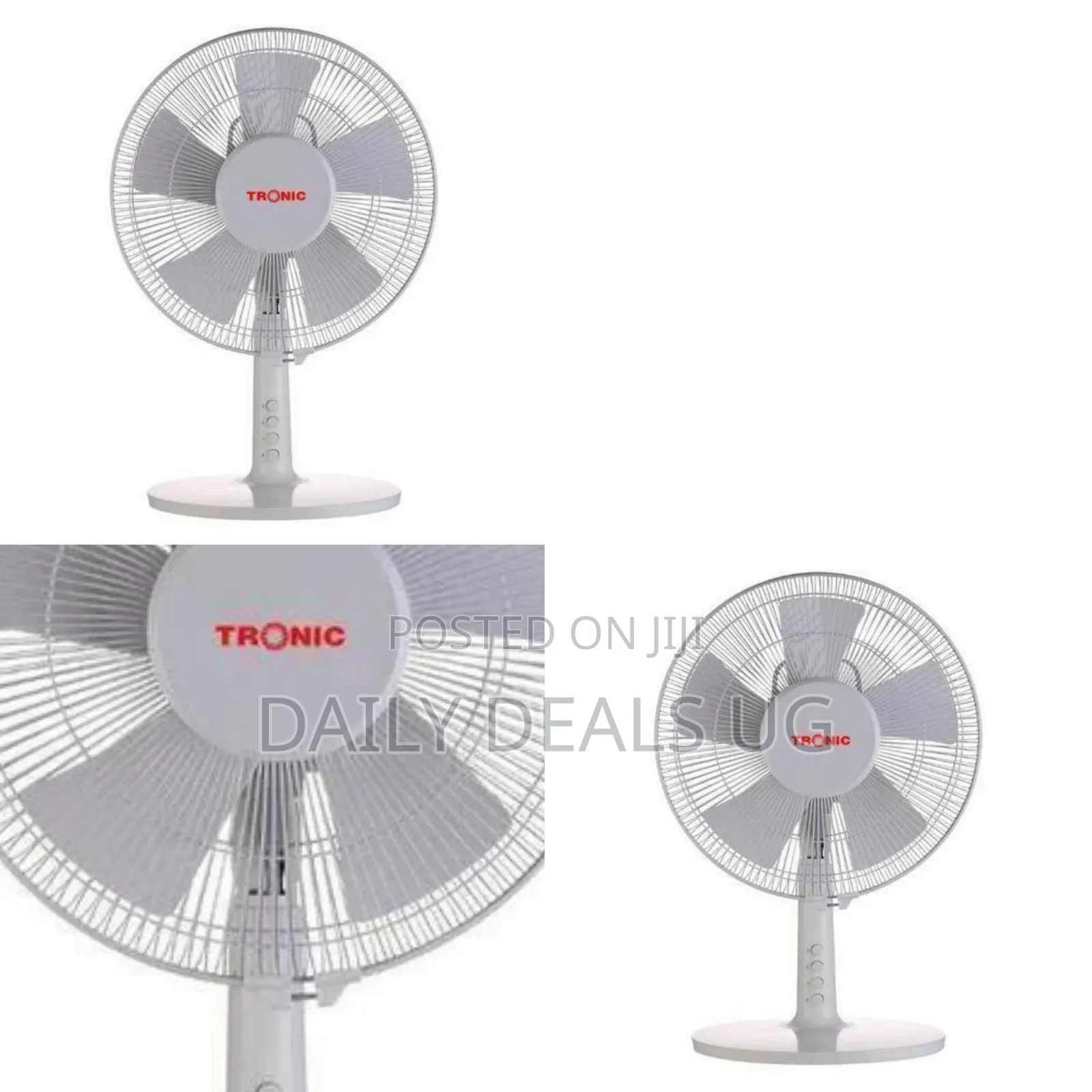 Tronic Portable 12-Inch Table Fan