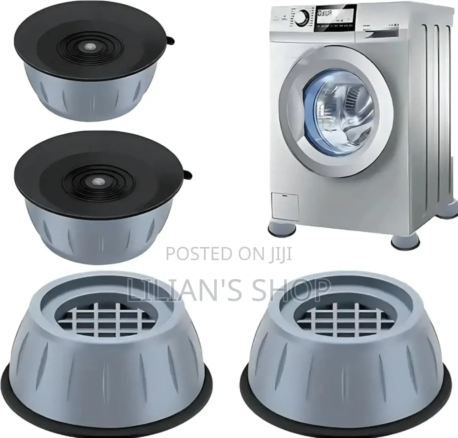 4pcs Fridge and Washing Machine Anti Vibration Shock Pads