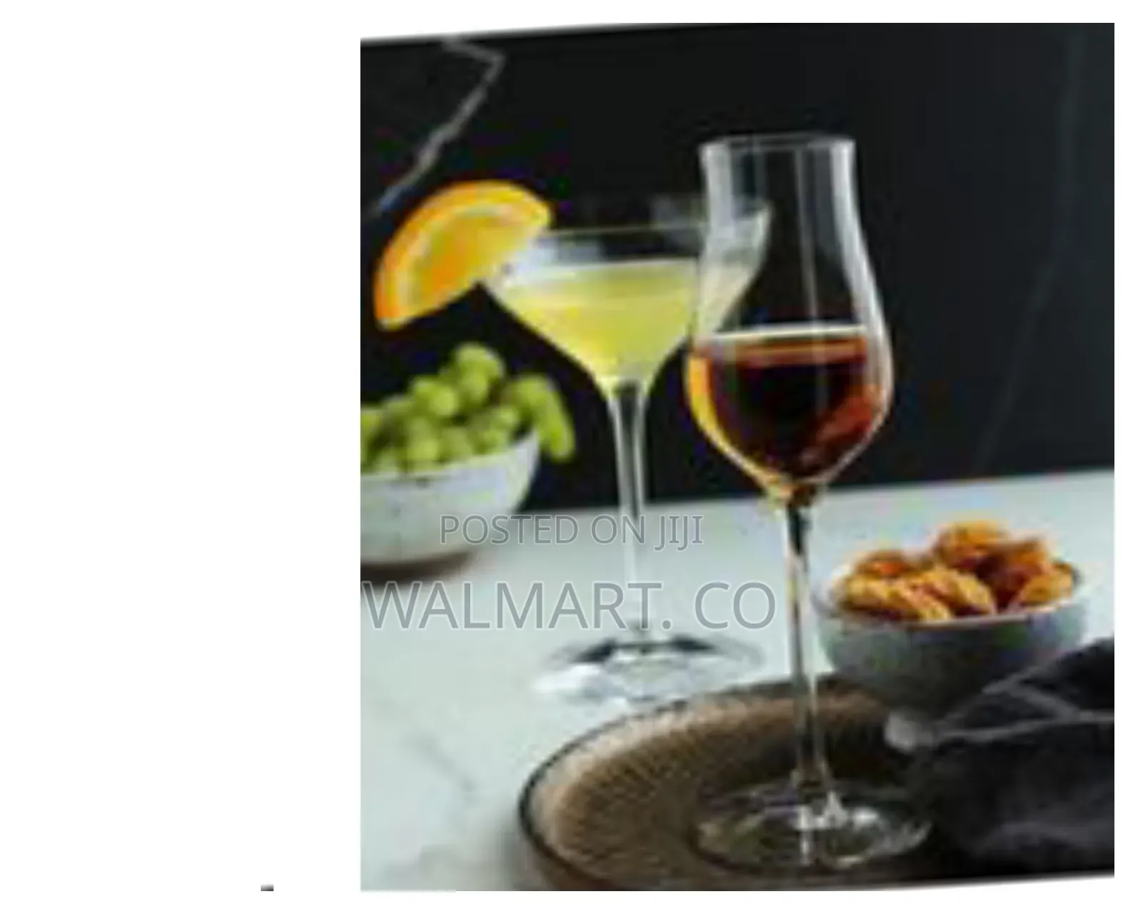 Set of 6 Stemmed Spirit Tasting Glasses Transparent