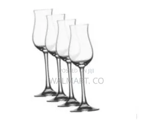 Set of 6 Stemmed Spirit Tasting Glasses Transparent