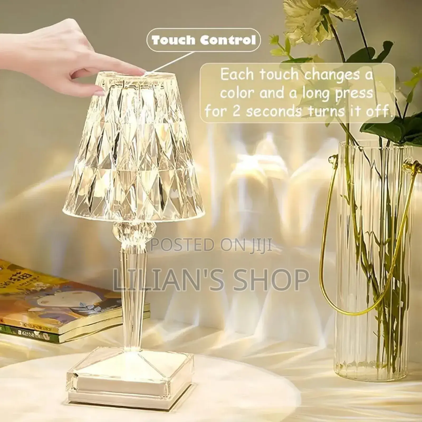 Solis Convene Cordless Crystal Lamp