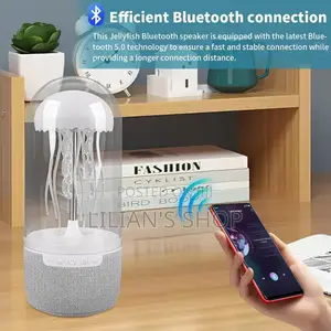 Jellyfish-Shaped Bluetooth Speaker and Mood Lamp