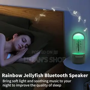 Jellyfish-Shaped Bluetooth Speaker and Mood Lamp